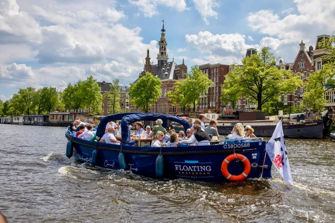 Canal cruise through Amsterdam