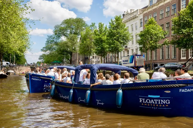 Luxury canal cruise on Amsterdam's canals